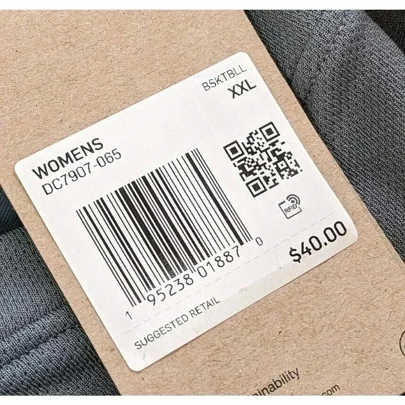 Nike Gray Dri FIT Swoosh Fly Basketball Jersey NEW Size XXL Womens DC7907-065 - Picture 4 of 4